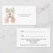 植物学者の事業とアポイントメント 名刺 (正面/裏面)