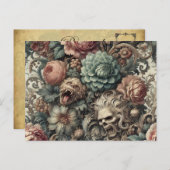 植物学者の呪い – ゴシックビクトリアンフローラ シーズンポストカード (正面/裏面)
