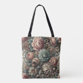 植物学者の呪い – ゴシックビクトリアンフローラ トートバッグ (裏面)