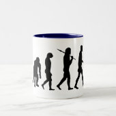 植物学者の植物学の植物のギフト ツートーンマグカップ (中央)