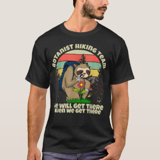 植物学者ハイキングチーム 植物学 Tシャツ