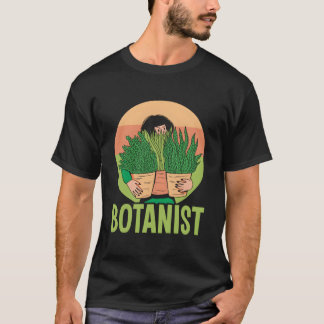 植物学者ボタニクスガーデニング花植物 Tシャツ