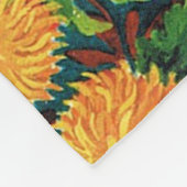 植物学者猫、ルイWain フリースブランケット (角)