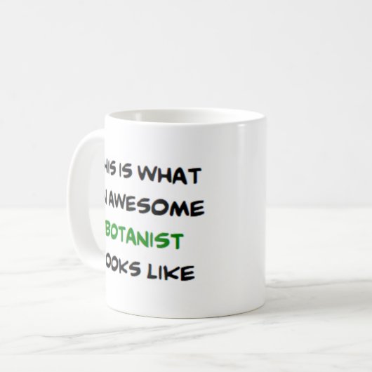 植物学者素晴らし コーヒーマグカップ (正面左)