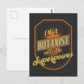 植物学者 ポストカード (正面/裏面)