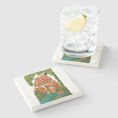 植物学自然 ストーンコースター (横)