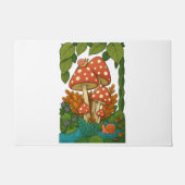 植物学自然 ドアマット (正面)