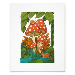 植物学自然 フォトプリント           