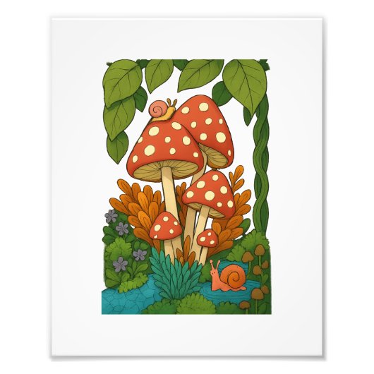 植物学自然 フォトプリント            (正面)