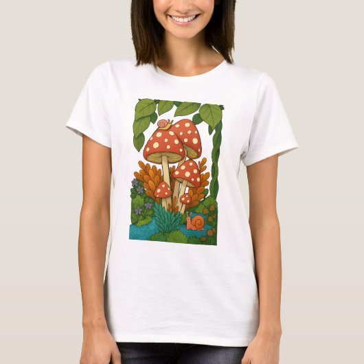 植物学自然 Tシャツ (正面)