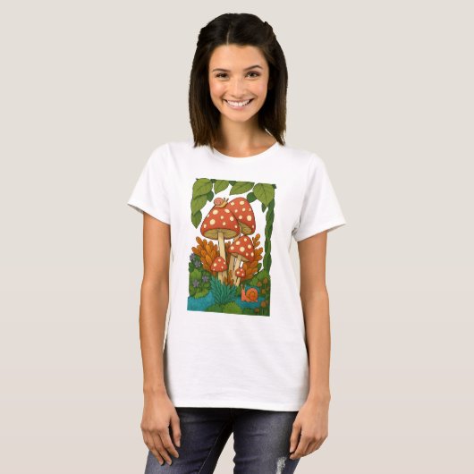 植物学自然 Tシャツ (正面フル)
