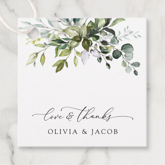 植物学葉、ユーカリ結婚プス フェイバータグ (正面)