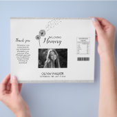 植物学葬儀チップバッグ、死亡記事チップバッグ チラシ (手)