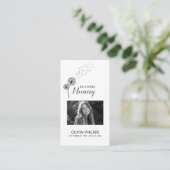 植物学記念詩葬儀祈りの言葉カード エンクロージャーカード (スタンド正面)