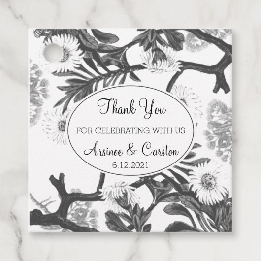 植物学魅力的の フェイバータグ (正面)