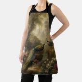 植物学：イギリスの庭で3本の孔雀 エプロン (インサイチュ)