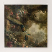 植物学：イギリスの庭で3本の孔雀 ジグソーパズル (横)