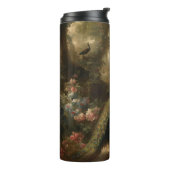 植物学：イギリスの庭で3本の孔雀 タンブラー (回転左)