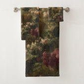 植物学：イギリスの庭で3本の孔雀 バスタオルセット (インサイチュ)