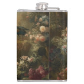 植物学：イギリスの庭で3本の孔雀 フラスク (裏面)