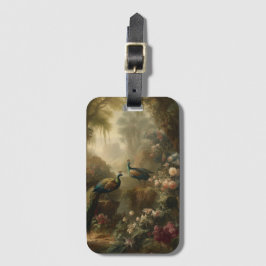 植物学：イギリスの庭で3本の孔雀 ラゲッジタグ