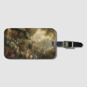 植物学：イギリスの庭で3本の孔雀 ラゲッジタグ (正面横)