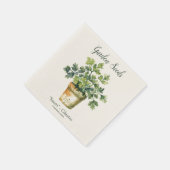 植物学 – ガーデンツーテーブルダイニングに最適 スタンダードカクテルナプキン (角)