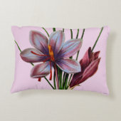 植物学: サフラン アクセントクッション (裏面)