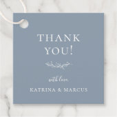 植物学 ブランチ ダスティーブルー サンクス フェイバータグ (正面)