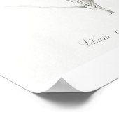 植物学「マドンナリリー」レッドテポスター ポスター (角)