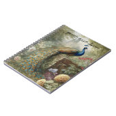 植物学：孔雀のカスタマイズ可能 ノートブック (左側)