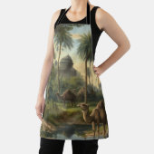 植物学：川の近くのジャングルで水仙 エプロン (インサイチュ)