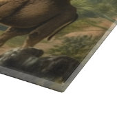 植物学：川の近くのジャングルで水仙 カッティングボード (角)