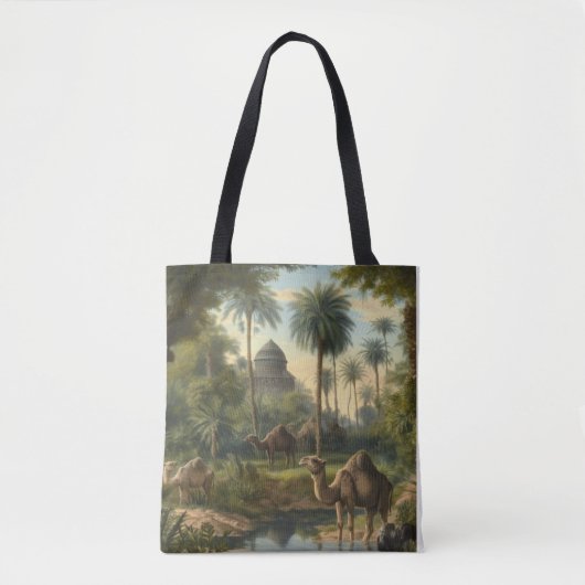 植物学：川の近くのジャングルで水仙 トートバッグ (正面)