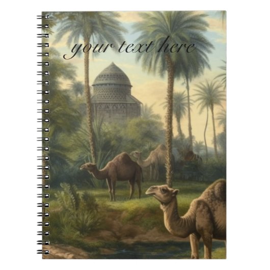 植物学：川の近くのジャングルで水仙 ノートブック (正面)