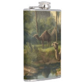 植物学：川の近くのジャングルで水仙 フラスク (右)