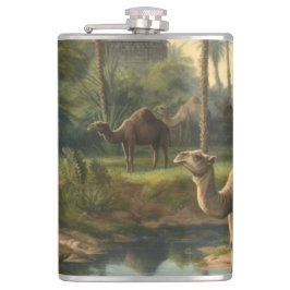 植物学：川の近くのジャングルで水仙 フラスク