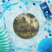 植物学：川の近くのジャングルで水仙 ペーパープレート (パーティー)