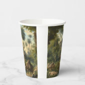 植物学：川の近くのジャングルで水仙 紙コップ (左)