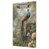 植物学：英国の庭の階段の孔雀 クリップボード (左)