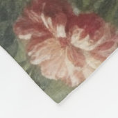 植物学：英国庭園の城の近くの孔雀 フリースブランケット (角)