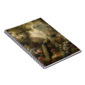 植物学：3つのピーコックスの庭をカスタマイズ可能 ノートブック (右側)