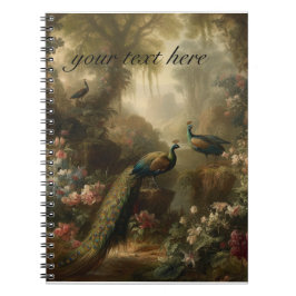 植物学：3つのピーコックスの庭をカスタマイズ可能 ノートブック