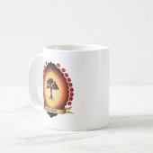 植物学Mandorla コーヒーマグカップ (正面左)