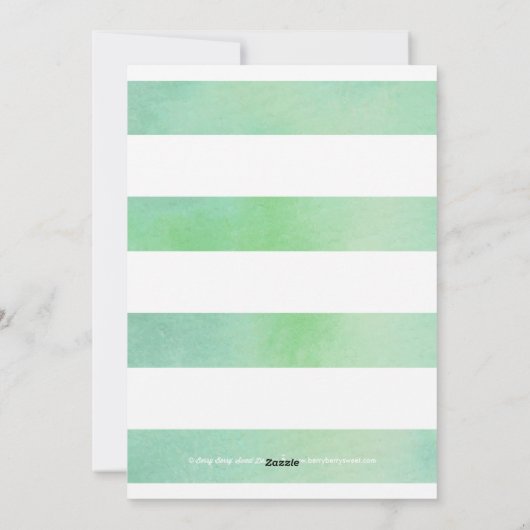 植物学Touchブライダルシャワー招待状 シーズンカード (裏面)