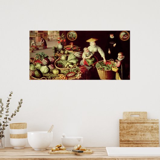 植物市場 ポスター (キッチン)