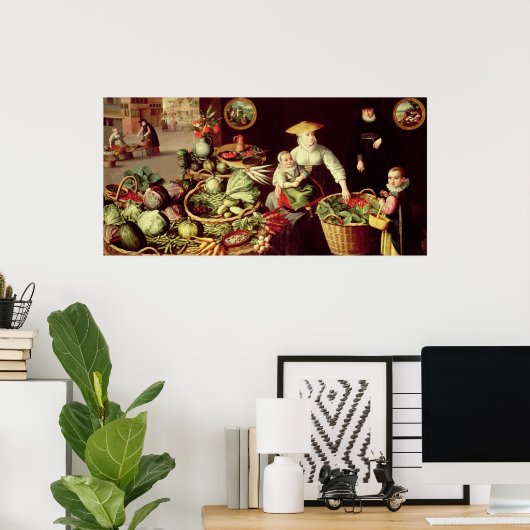 植物市場 ポスター (ホームオフィス)