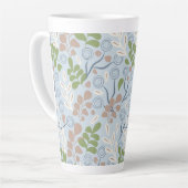 植物形オーガニック状 カフェラテマグ (左アングル)