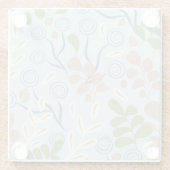 植物形オーガニック状 ガラスコースター (裏面)