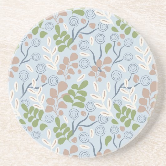 植物形オーガニック状 コースター (正面)